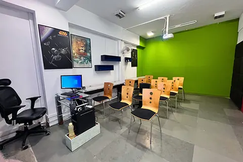 Green screen studio