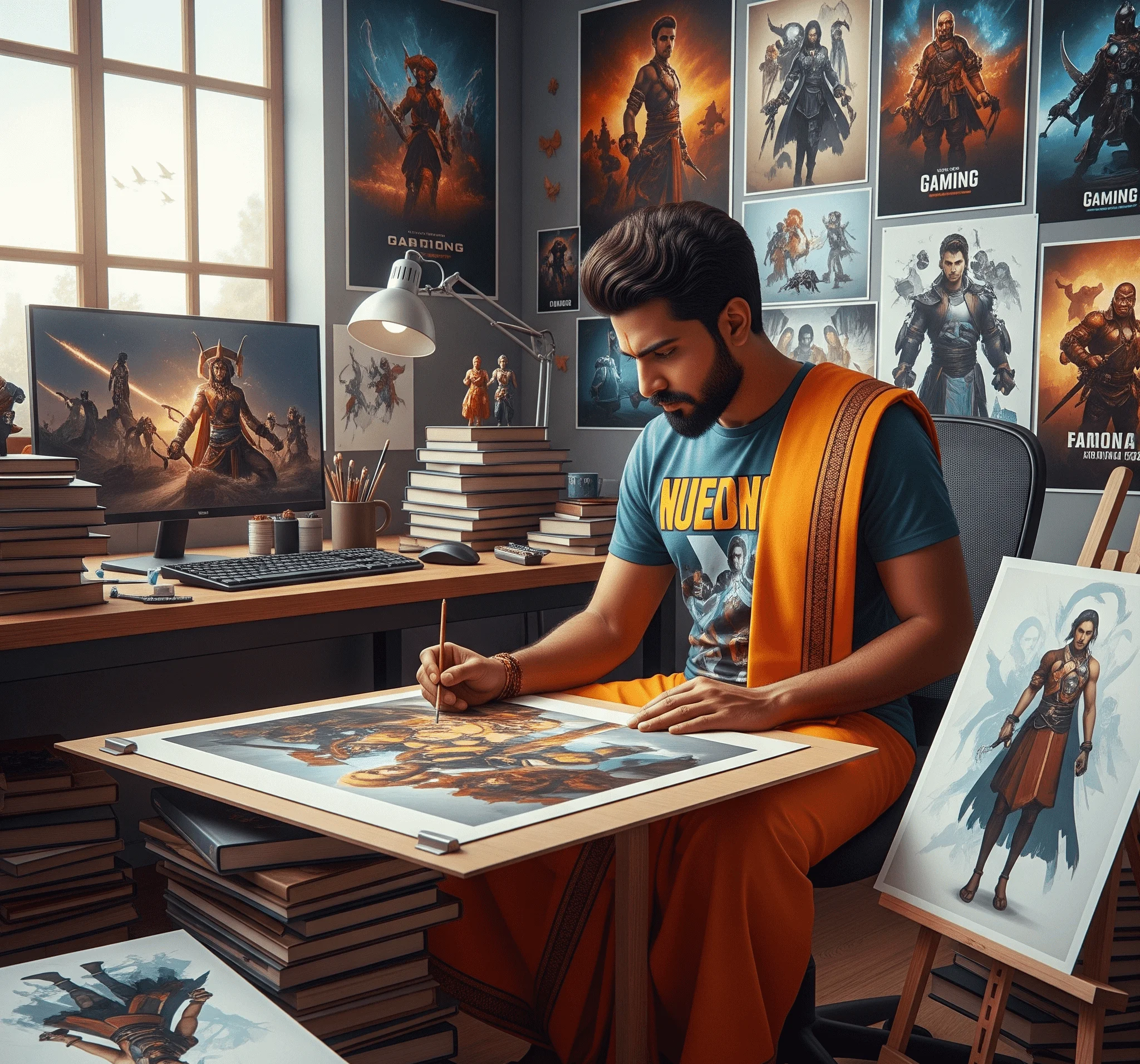 Image representing a Game Artist