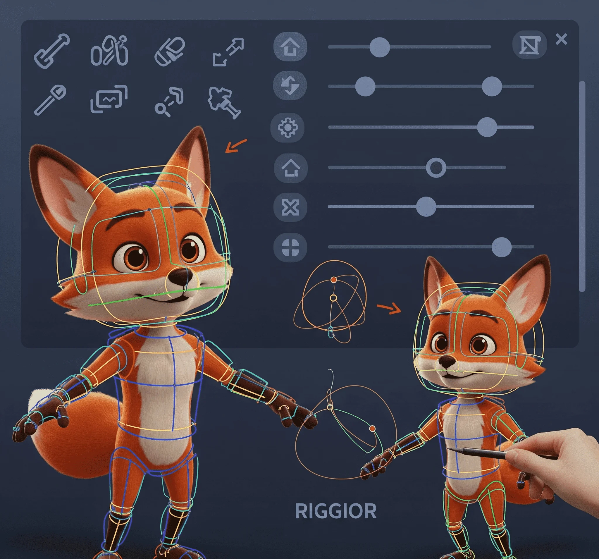 Image representing a Rigging Artist